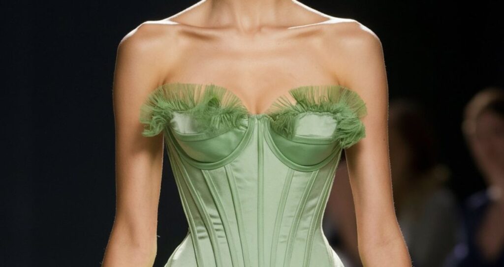 Real-Life Inspiration: Green Corset Dresses in Action